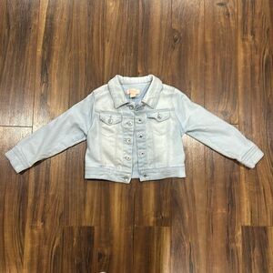 Light wash denim jacket